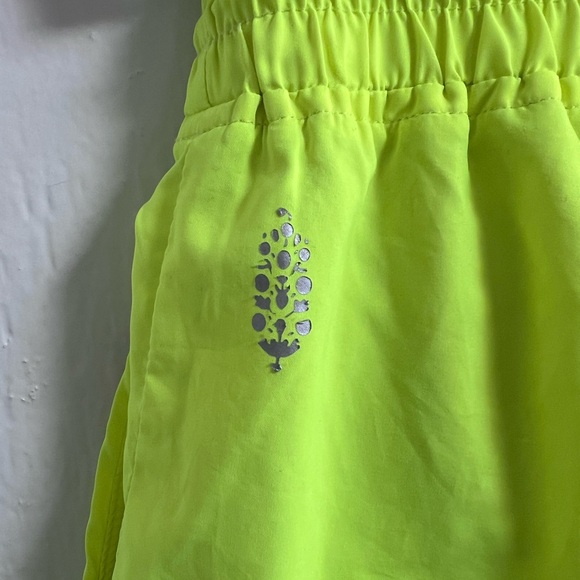 Free People x Revolve Check It Out Short in Highlighter - Picture 7 of 10